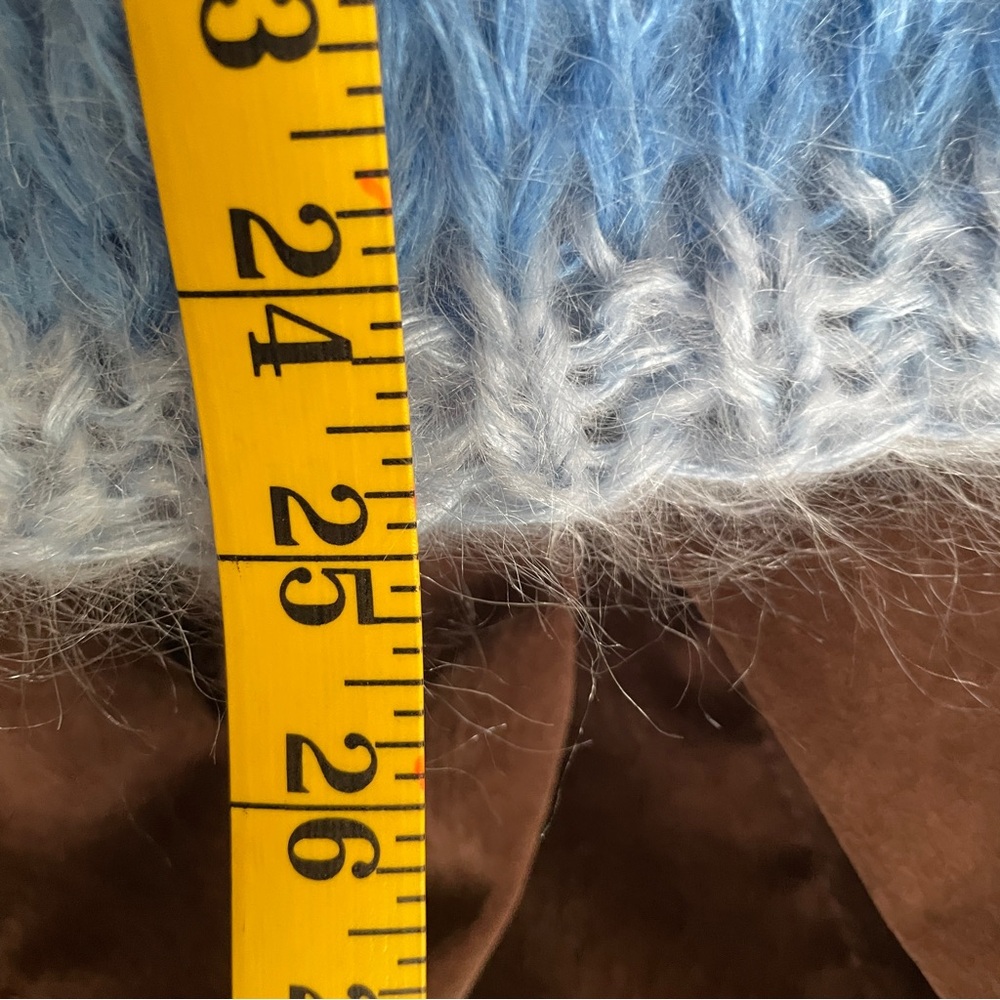 Handmade chunky stripe knit sweater - Picture 5 of 5
